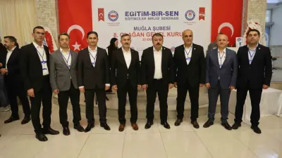 Muğla Eğitim-Bir-Sen Kongresinde Önder Uçak Yeniden Başkan Seçildi