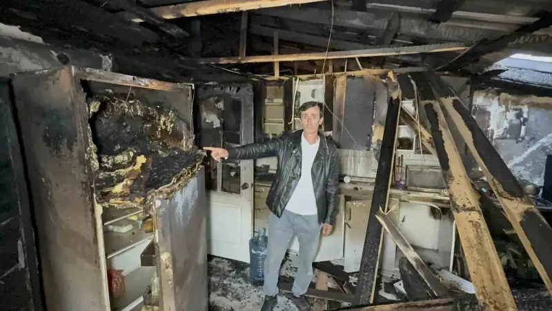 Samsun'da Elektrik Panosu Yangını Evi Kullanılamaz Hale Getirdi