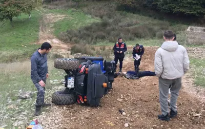 Balıkesir Erdek'te ATV Kazası: 2 Kişi Yaralandı