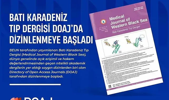 Batı Karadeniz Tıp Dergisi DOAJ'da dizinlenmeye başladı