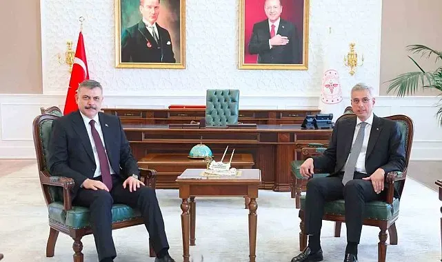 İçişleri Bakanı Çiftçi, Sağlık Bakanı Memişoğlu ile bir araya geldi