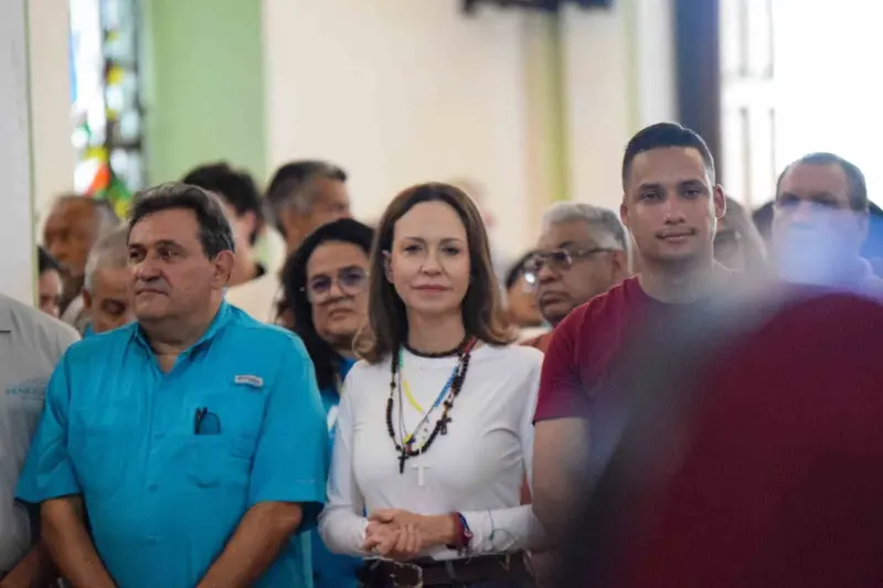 Venezuelalı Muhalif Lider Maria Corina Machado Sürgünün Ardından Ülkesine Döndü