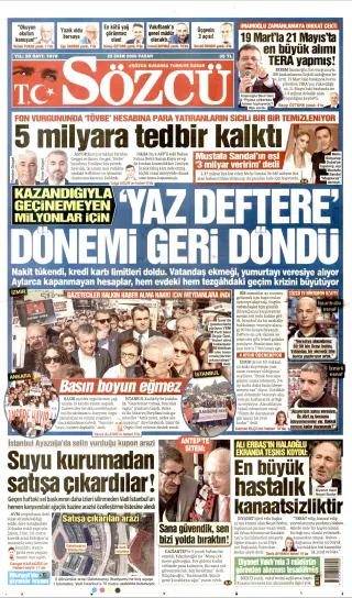 Sözcü manşeti