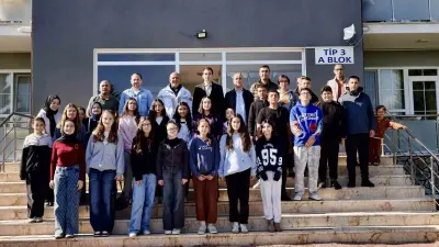 Hisarcık'ta Protokolden LGS Öğrencilerine Moral Kampı Ziyareti
