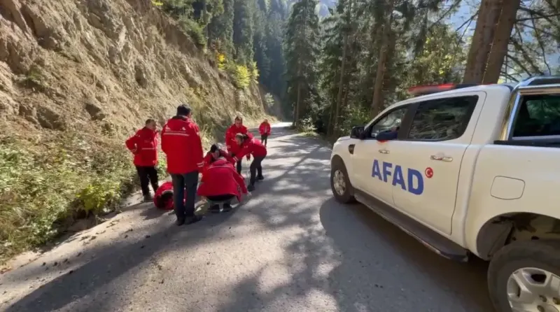 Solaklı Vadisi'nde Afetlere Hazırlanan Arama Kurtarma Ekibi Eğitimlerini Sürdürüyor