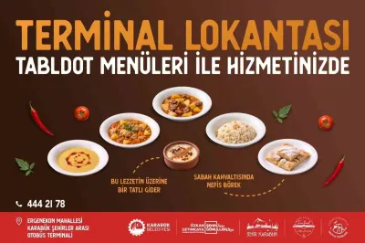 Karabük Belediyesi Terminal Lokantası’nda Tabldot Menü Dönemi Başladı