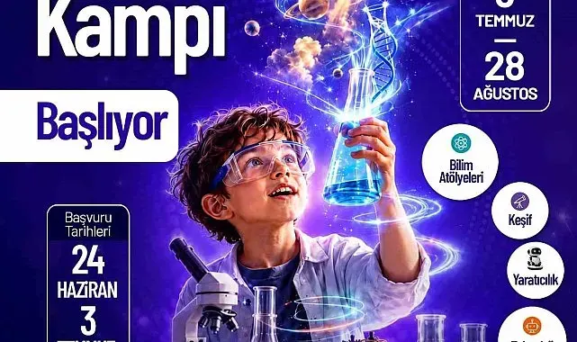 Denizli Büyükşehirden yaz tatiline bilim dolu kamp