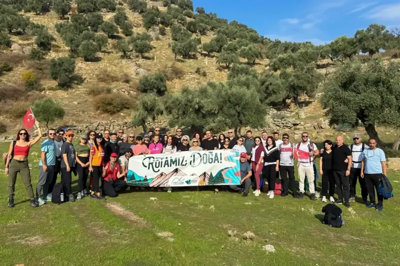 Aydın Efeler Belediyesi İle Alinda Antik Kenti'nde Cumhuriyet Yürüyüşü