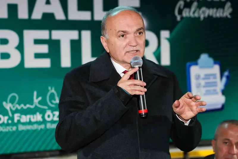 Düzce Belediye Başkanı Özlü Mahalle Sakinleriyle Buluştu