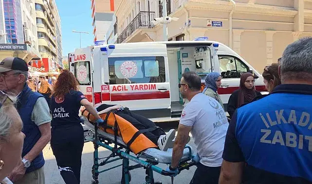 Hamile kadın ATM'de para çekerken baygınlık geçirdi