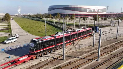 Samsun Hafif Raylı Sistemine Dördüncü Yeni Tramvay Eklendi