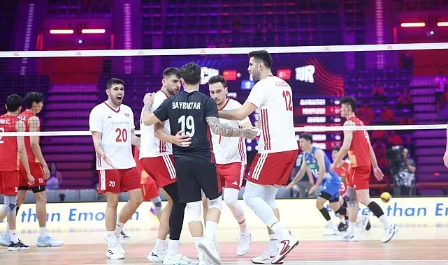 A Milli Erkek Voleybol Takımı, Çin'i 3-0 mağlup etti