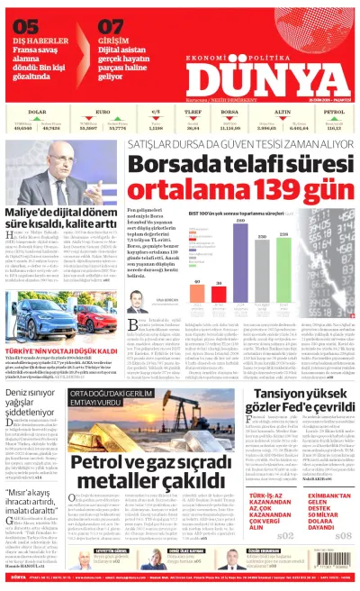 Dünya manşeti