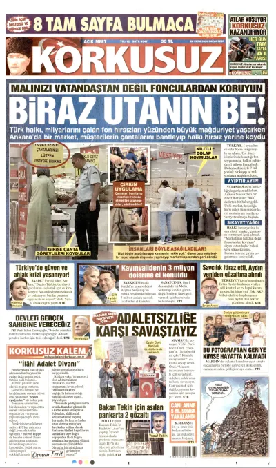 Korkusuz manşeti