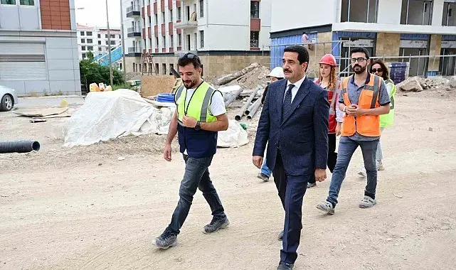 Başkan Taşkın rezerv alınanda incelemede bulundu