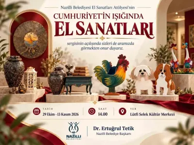 Nazilli Belediyesi Tarafından Cumhuriyet’in 103. Yılına Özel Sergi Düzenleniyor