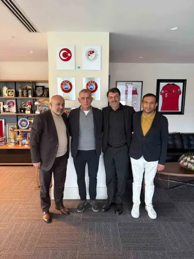 Kayserispor Yönetiminden TFF Başkanı Hacıosmanoğlu'na Makam Ziyareti