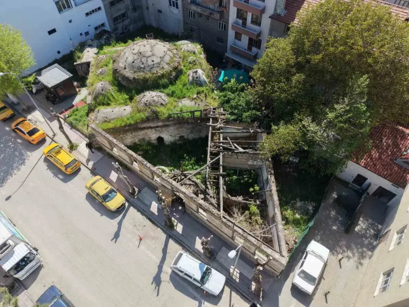 Kastamonu Taşköprü'deki İki Yüzyıllık Tarihi Hamam Kütüphaneye Dönüştürülüyor