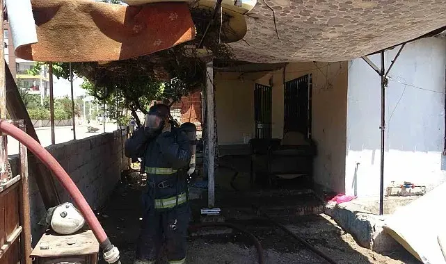 Aynı kişiye ait 2 ayrı evde aynı anlarda çıkan yangında kundaklama şüphesi