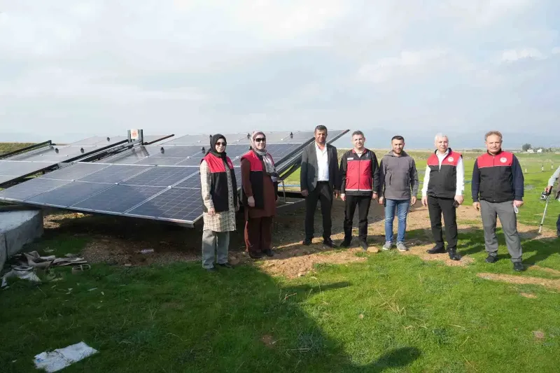Muş Kızılağaç Beldesinde Güneş Enerjili Sulama Sistemi Dönemi