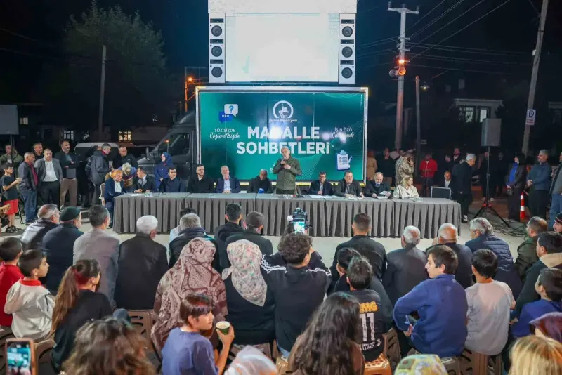 Düzce Belediye Başkanı Faruk Özlü Ağa Mahallesi Sakinleriyle Buluştu