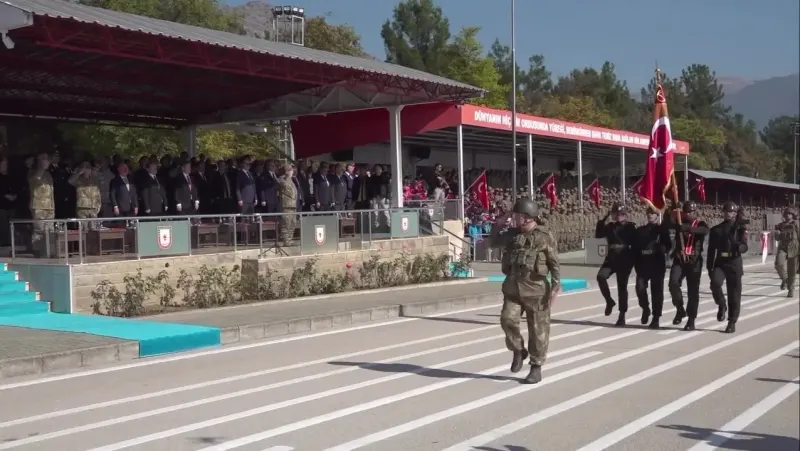 Amasya 15. Piyade Eğitim Tugayı'nda Sancak Devir Teslim Töreni Gerçekleştirildi