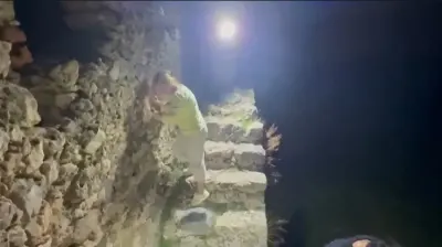 Alanya Kalesi'nde Mahsur Kalan Üç Rus Turist Kurtarıldı