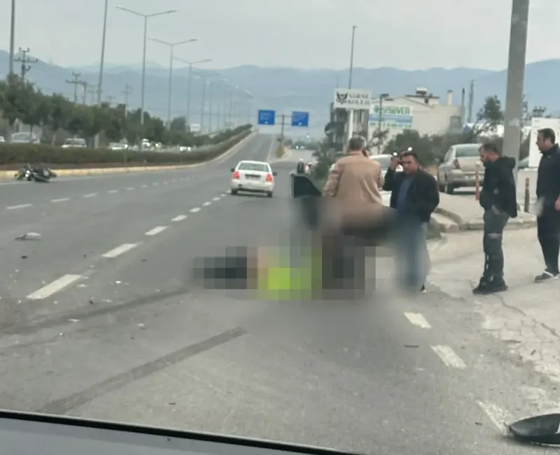 Balıkesir'de Otomobil ile Çarpışan Motosiklet Sürücüsü Yaşamını Yitirdi