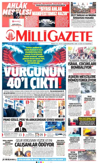 Milli manşeti