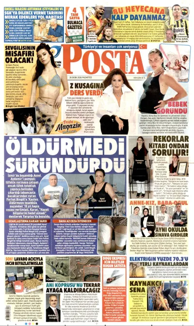 Posta manşeti
