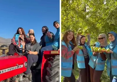 Erzincanlı Gençler Üzümlü'de Tarımsal Üretim Sürecini Yerinde İnceledi