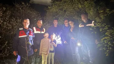 Kuşadası Ormanlarında Kaybolan Yabancı Uyruklu Dört Kişilik Aile Kurtarıldı