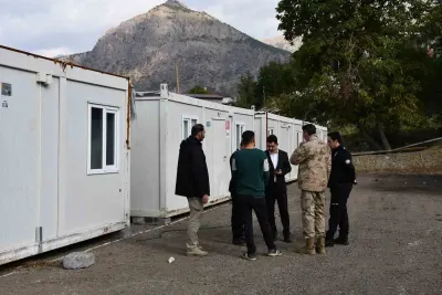 Şırnak Beytüşşebap'ta Selzedeler İçin Konteyner Kent Oluşturuldu