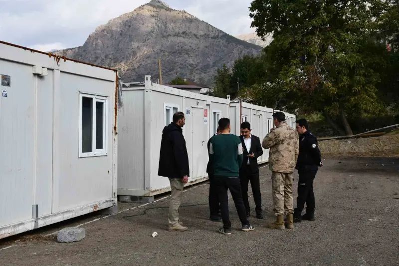 Şırnak Beytüşşebap'ta Selzedeler İçin Konteyner Kent Oluşturuldu