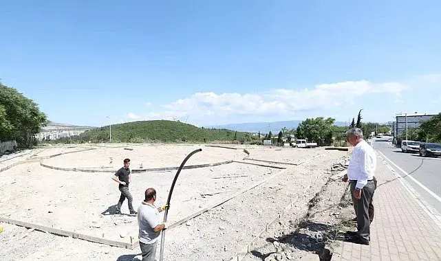 Dilovası'ndaki 2 dönümlük park ve mesire alanı yenileniyor