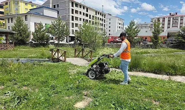 Belediye ekiplerinden yaz temizliği