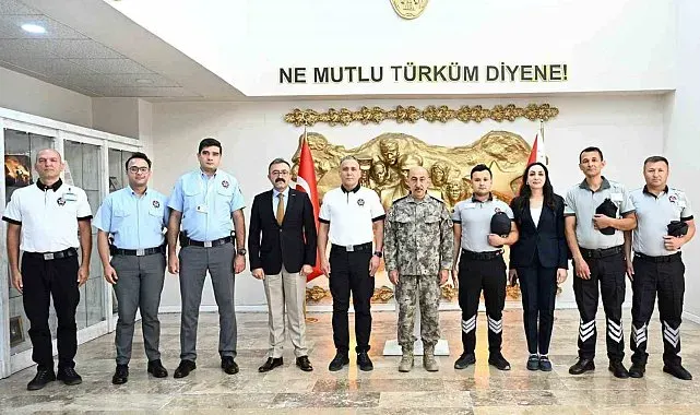 Özel Güvenlikçilerden İl Emniyet Müdürü Karadeniz'i ziyaret