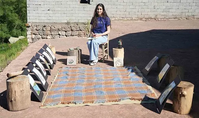 Sessiz dünyasını renklerle anlatıyor: Berfin'in azmi ilham veriyor