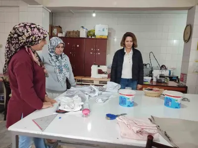 Altıntaş'ta Kadın Terziliği Kursuna Ziyaret