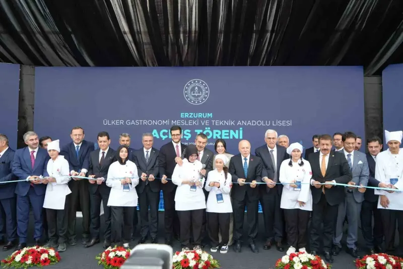 Erzurum'da Türkiye Gastronomi Liseleri Projesi Hayata Geçirildi