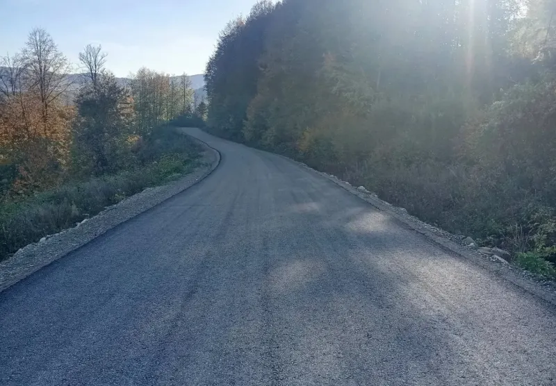 Sinop Ayancık İlçesinde Kuşlarbaşı ve Erikli Köylerini Birleştiren Grup Yolu Ulaşıma Açıldı
