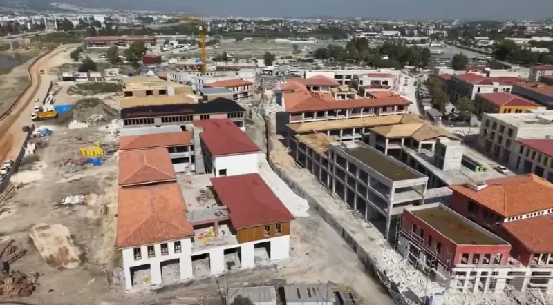 Hatay Valisi Masatlı Haraparası'ndaki İnşaat Çalışmalarını İnceledi