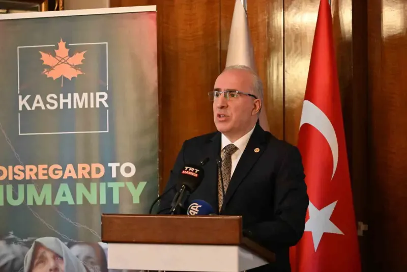 Ankara'da Düzenlenen Törenle Keşmir Kara Günü Anıldı