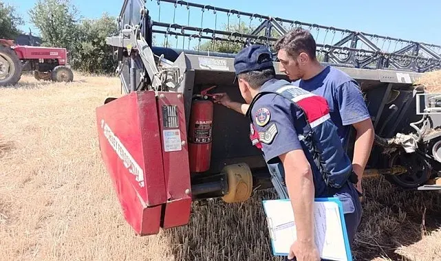Çanakkale'de orman yangınlarına karşı Jandarma'dan denetim