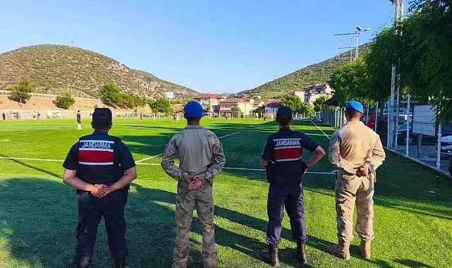Futbol müsabakalarında jandarmadan üst düzey tedbir