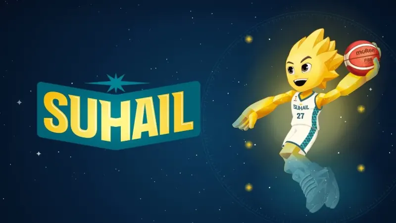 2027 FIBA Basketbol Dünya Kupası Maskotu Suhail Doha'da Tanıtıldı