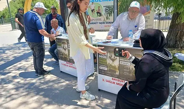 Bayburt'ta hareket yaşı taramaları sürüyor