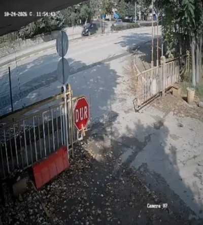 Safranbolu'daki Ölümlü Kazanın Güvenlik Kamerası Görüntüleri Yayınlandı