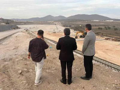 Samsun Valisi Orhan Tavlı Demir Yolu İltisak Hattındaki Çalışmaları Denetledi