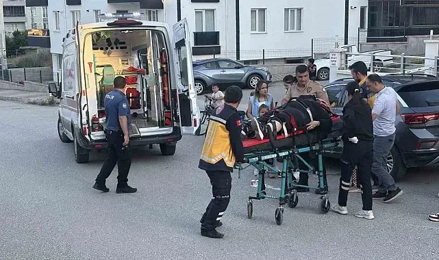 Üç tekerlekli motosikletten düşen kadın yaralandı